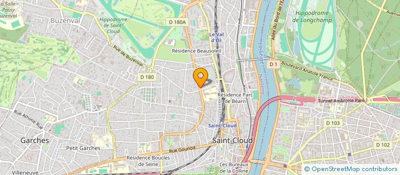 localisation de l'entreprise MACABANA à SAINT-CLOUD