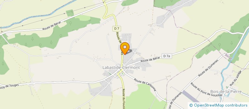 localisation de l'entreprise MACABIAU PHILIPPE  LABASTIDE-CLERMONT