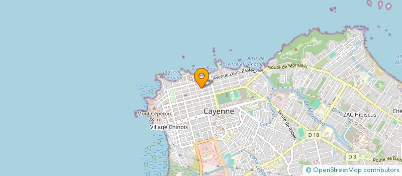 localisation de l'entreprise MACADAM  CAYENNE