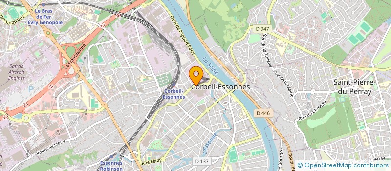 localisation de l'entreprise MACADAM à CORBEIL-ESSONNES