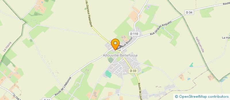 localisation de l'entreprise MACADAM CONDUITE  ALLOUVILLE-BELLEFOSSE