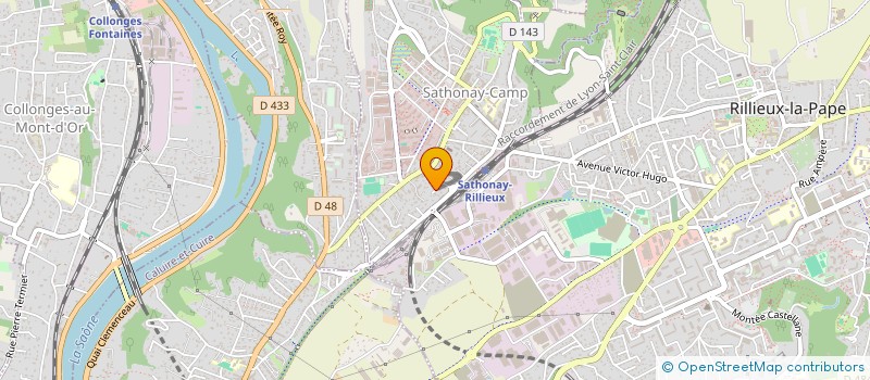 localisation de l'entreprise MACADAM KILLER TEAM  SATHONAY-CAMP