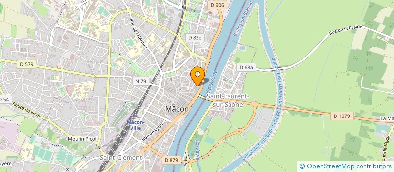 localisation de l'entreprise MACADAM MONTAGNE SPORTS à MACON