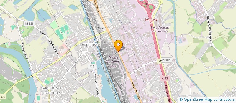 localisation de l'entreprise MACADAM PASSION CLUB  FENOUILLET