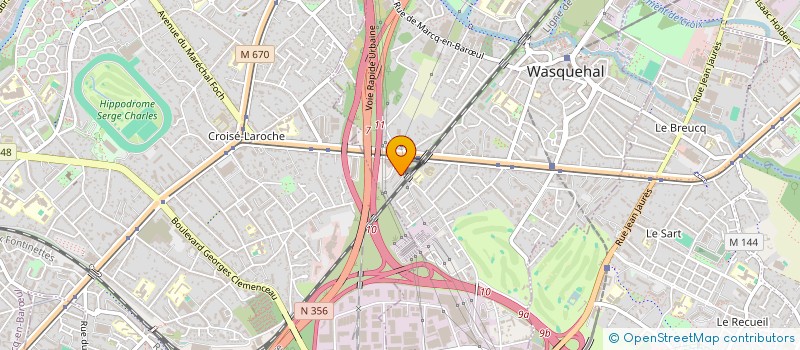 localisation de l'entreprise MACADAM&SALMOUNE à WASQUEHAL