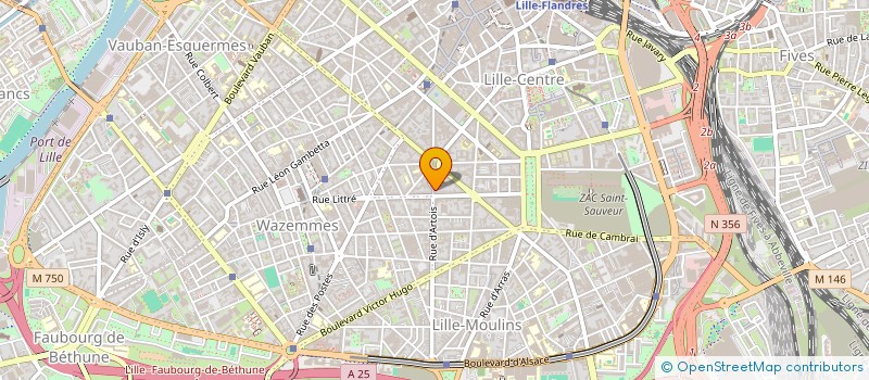 localisation de l'entreprise MACADAM URGENCE NORD à LILLE