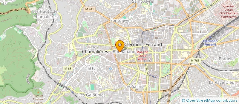 localisation de l'entreprise MACADAM VIDEO à CLERMONT-FERRAND