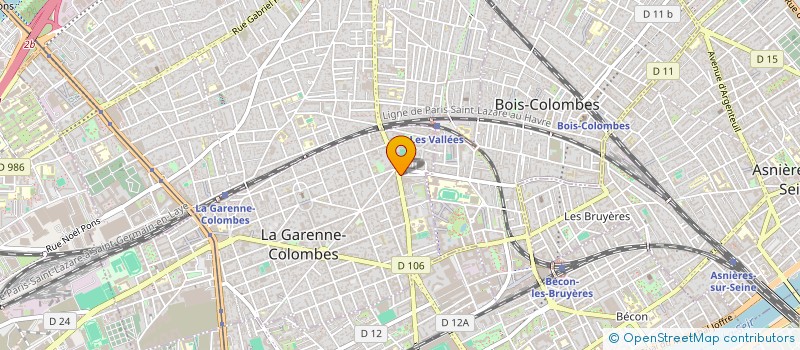 localisation de l'entreprise MACADAM VIDEO à LA GARENNE-COLOMBES
