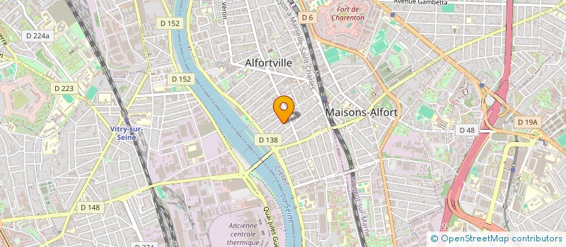 localisation de l'entreprise MACADAMIA à ALFORTVILLE