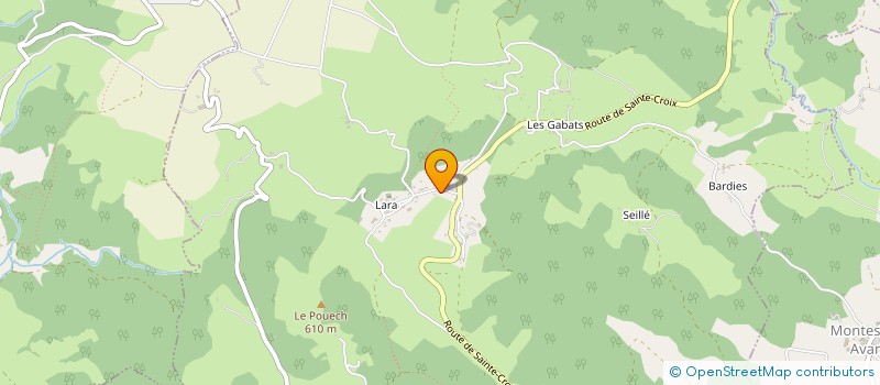 localisation de l'entreprise MACADAMS à MONTJOIE-EN-COUSERANS
