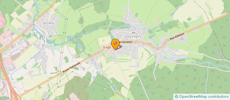 localisation de l'entreprise MACADEUX  DEYVILLERS