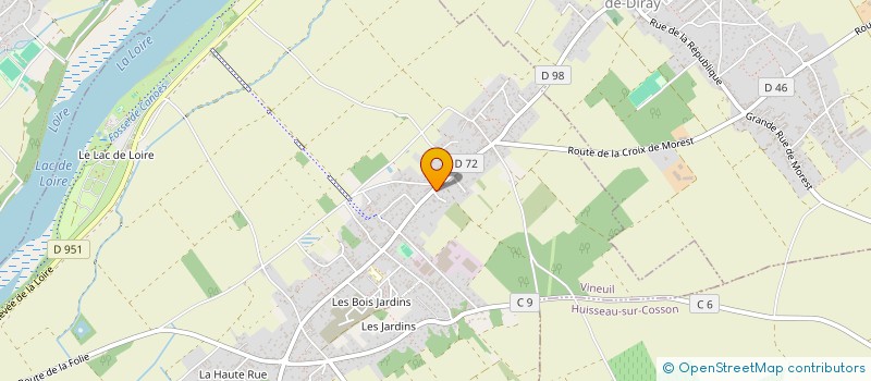 localisation de l'entreprise MACADI  VINEUIL