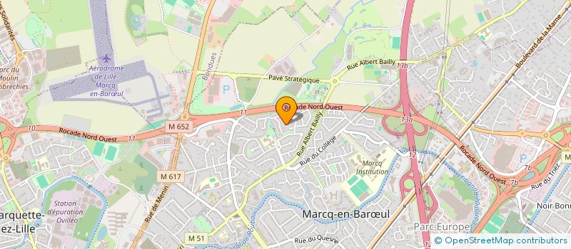 localisation de l'entreprise MACAF 1 à MARCQ-EN-BARŒUL