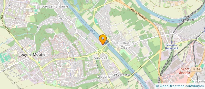 localisation de l'entreprise MACAFA  JOUY-LE-MOUTIER