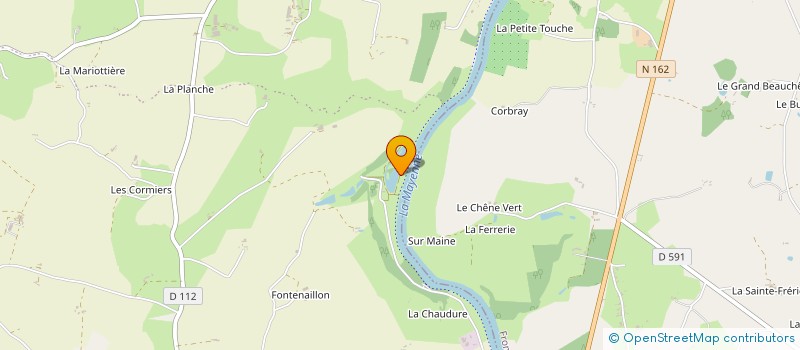 localisation de l'entreprise MACAGRI SARL  LA ROCHE-NEUVILLE