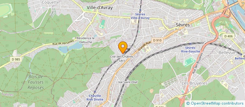 localisation de l'entreprise MACAH CONSULTING à SEVRES