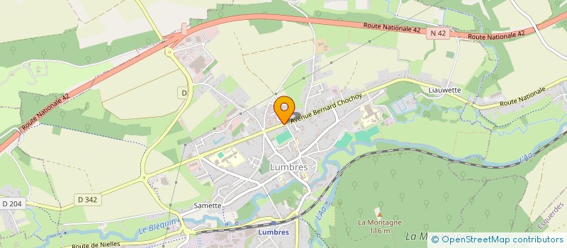 localisation de l'entreprise MACAIRE  LUMBRES