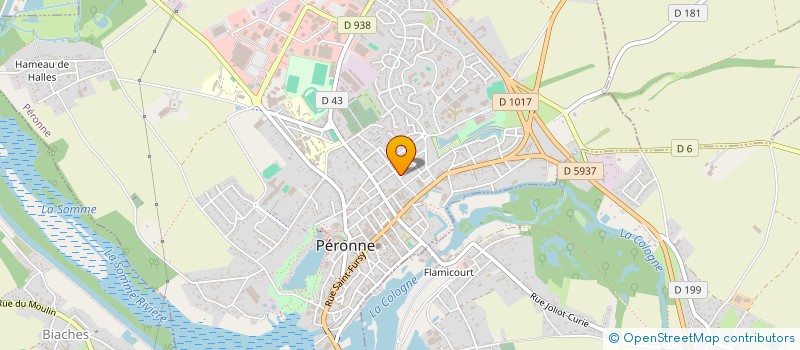 localisation de l'entreprise MACAJO à PERONNE