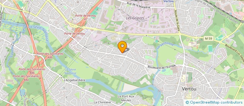 localisation de l'entreprise MACAJU  VERTOU