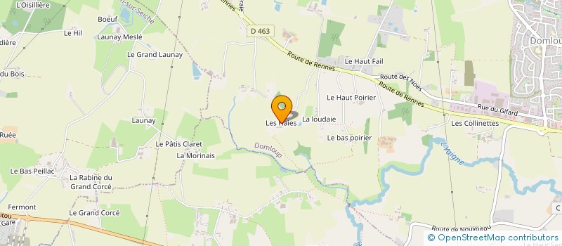 localisation de l'entreprise MACALA  DOMLOUP