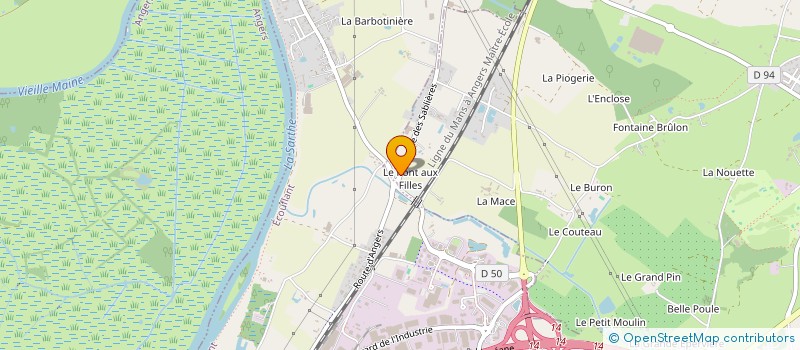 localisation de l'entreprise MACALO  VERRIERES-EN-ANJOU