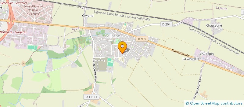 localisation de l'entreprise MACALOU BOURGNEUF  BOURGNEUF