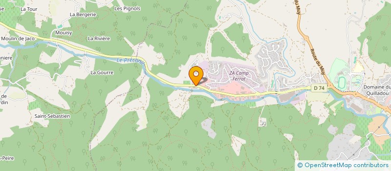 localisation de l'entreprise MACALUSO ELECTRICITE à SAINTE-MAXIME