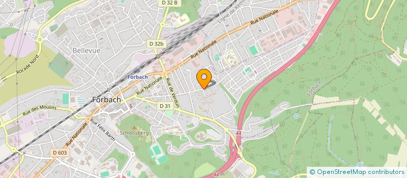 localisation de l'entreprise MACAM  FORBACH