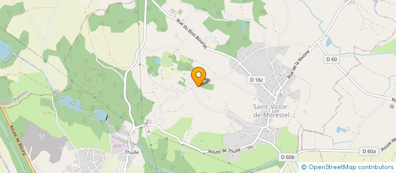 localisation de l'entreprise MACAMA  SAINT-VICTOR-DE-MORESTEL