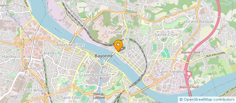 localisation de l'entreprise MACAMA à BAYONNE