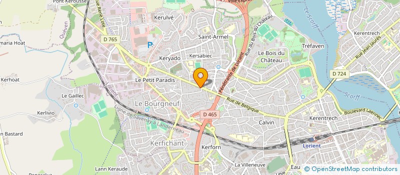 localisation de l'entreprise MACAMAOC  LORIENT