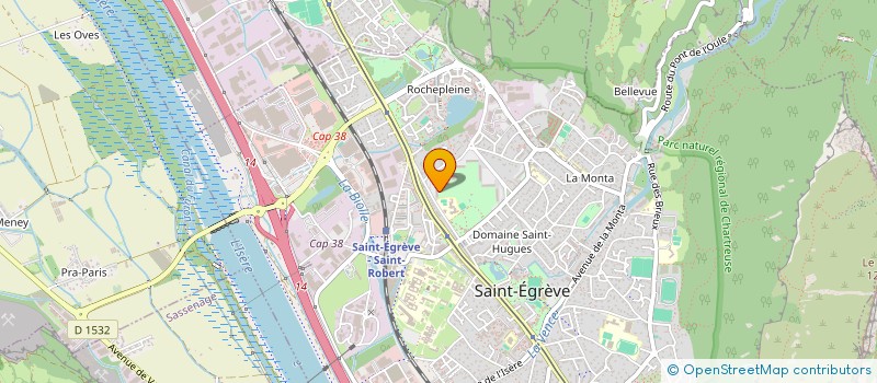 localisation de l'entreprise MACANA à SAINT-EGREVE