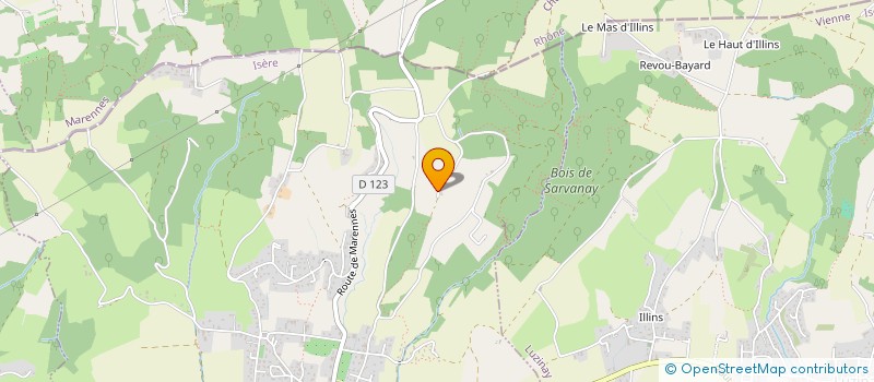 localisation de l'entreprise MACANAC MONTS D'OR  VILLETTE-DE-VIENNE