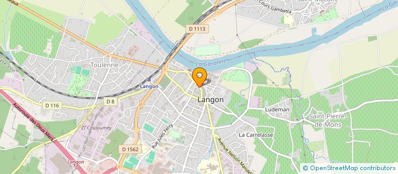localisation de l'entreprise MACANOLO à LANGON
