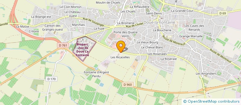 localisation de l'entreprise MACANTI à DOUE-EN-ANJOU