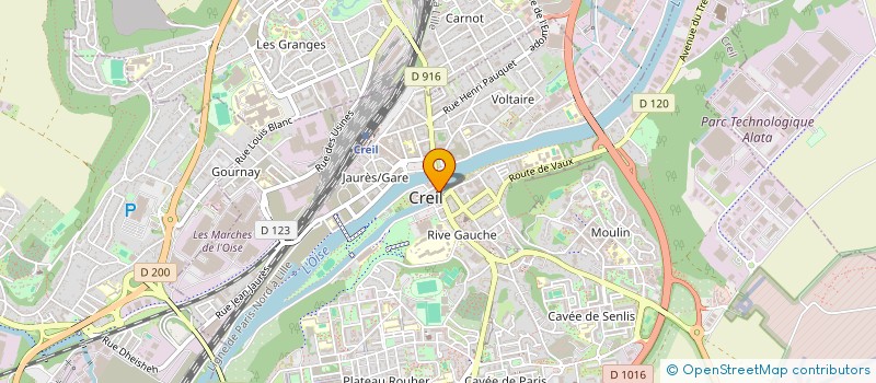 localisation de l'entreprise MACAO à CREIL