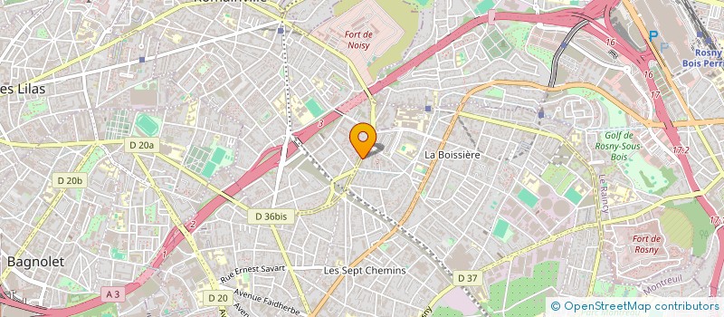 localisation de l'entreprise MACAO à MONTREUIL