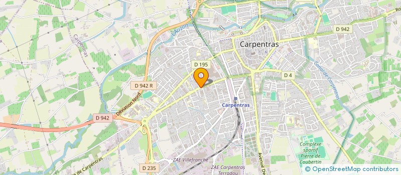 localisation de l'entreprise MACAO84 à CARPENTRAS