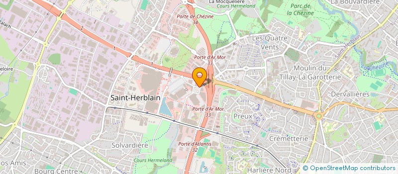 localisation de l'entreprise MACAP à SAINT-HERBLAIN