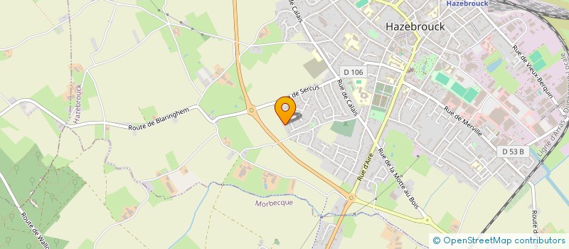 localisation de l'entreprise MACAPA  HAZEBROUCK
