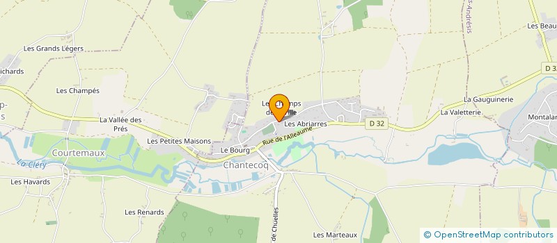 localisation de l'entreprise MACAPRINT à CHANTECOQ