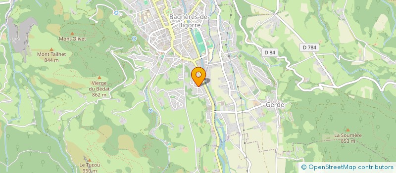 localisation de l'entreprise MACAR'L  BAGNERES-DE-BIGORRE