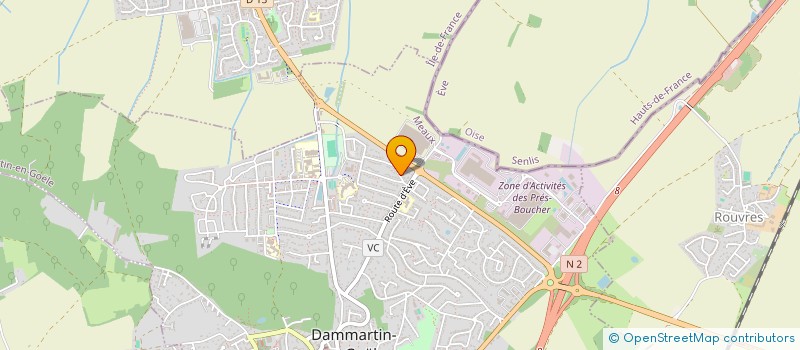 localisation de l'entreprise MACAR RIOS  DAMMARTIN-EN-GOELE