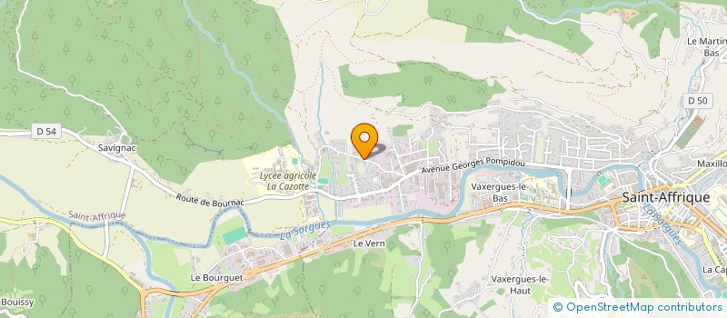 localisation de l'entreprise MACARAID  SAINT-AFFRIQUE