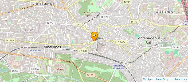 localisation de l'entreprise MACAREL à VINCENNES