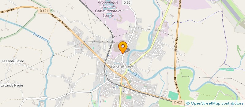 localisation de l'entreprise MACAREL AUDIO  LABRUGUIERE