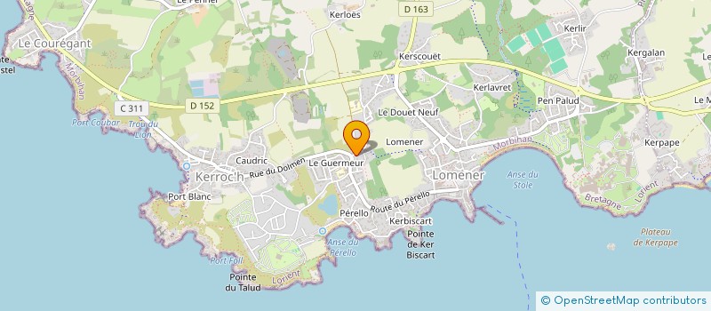 localisation de l'entreprise MACARELLA  PLOEMEUR