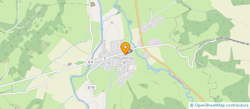 localisation de l'entreprise MACARENA  POUILLENAY