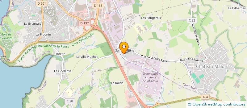 localisation de l'entreprise MACAREUX  SAINT-MALO