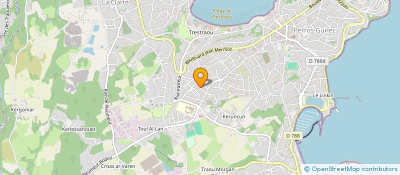 localisation de l'entreprise MACAREUX  PERROS-GUIREC